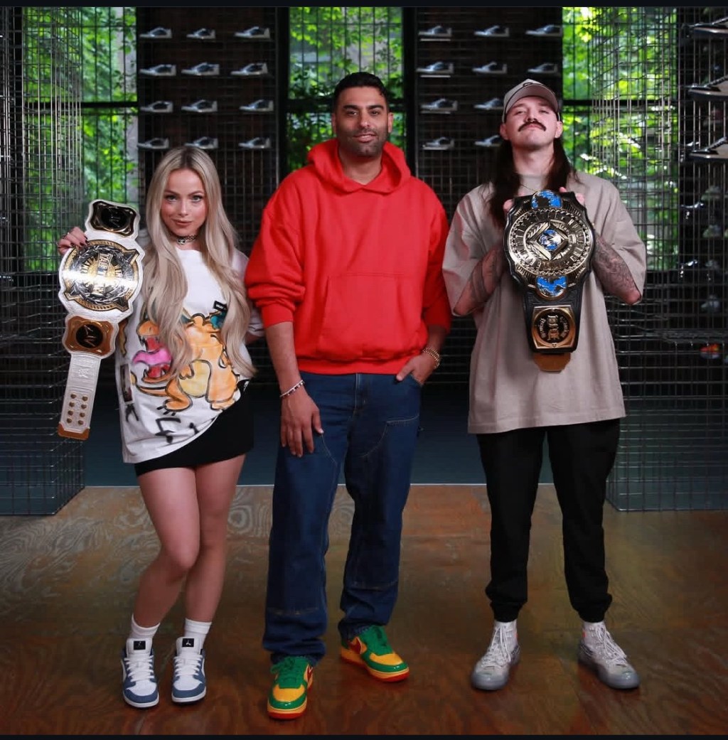 Dominik Mysterio and Liv Morgan Go Sneaker Shopping With Complex